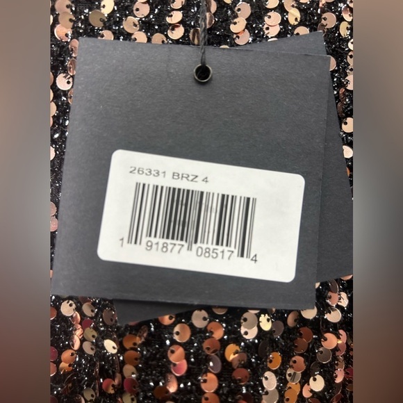 IEENA FOR MAC DUGGAL NWT 26331 Cowl Back Boat Neck Sequined Evening Gown - Picture 7 of 10